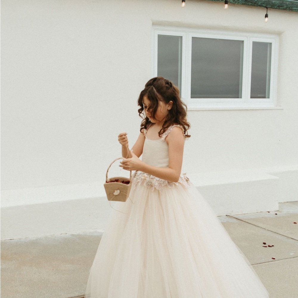 Elegant Cream Kids Dress